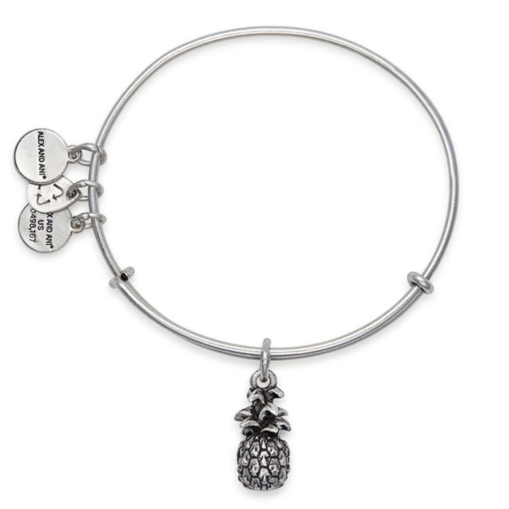 Alex & Ani Pineapple Charm Bracelet